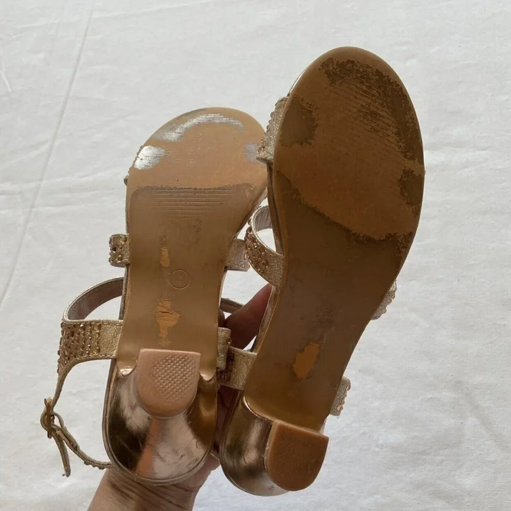 Olive & Edie Girls Dress Sandals Size 4 - Picture 6 of 10